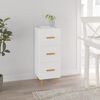 vidaXL Sideboard White 34.5x34x90 cm Engineered Wood