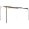 vidaXL Canopy Taupe 4x3 m 180 g/m&sup2; Fabric and Steel