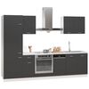 vidaXL 7 Piece Kitchen Cabinet Set Grey Engineered Wood