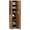 vidaXL Highboard 2 pcs Old Wood 40 x 42.5 x 185 cm