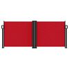 vidaXL Retractable Side Awning Red 100x1000 cm