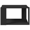 vidaXL Coffee Table Black 51.5x51.5x30 cm Engineered Wood