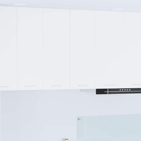 vidaXL Hanging Cabinet 2 pcs White 30 x 31 x 80 cm Engineered Wood