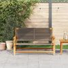 vidaXL Garden Furniture Grey 78 x 122 x 73cm Solid Acacia wood