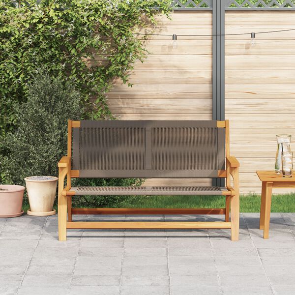 vidaXL Garden Furniture Grey 78 x 122 x 73cm Solid Acacia wood