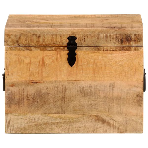 vidaXL Storage Box 39x28x31 cm Solid Wood Mango