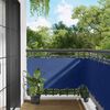 vidaXL Balcony Screen Blue 75 x 200 cm PU coated oxford alu