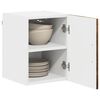 vidaXL Kitchen Cabinet Kalmar 2 pcs Smoked Oak 30 x 31 x 40 cm