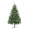 vidaXL Christmas Tree with 300 LEDs with Stand Green 210 cm PE