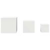 vidaXL Side Tables 3 pcs White Engineered Wood