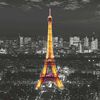 AG Design Photo Mural Eiffel In The Night