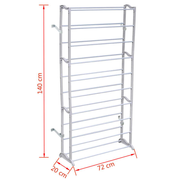 vidaXL 2 x Shoe Rack