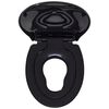 Tiger Toilet Seat and Children Seat Tulsa Black