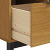 vidaXL Drawer Cabinet FLAM 110x40x80 cm Solid Wood Pine