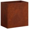 vidaXL Garden Planter Rusty 50 x 30 x 40 cm Weathering Steel