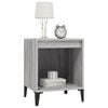 vidaXL Bedside Cabinets 2 pcs Grey Sonoma 40x35x50 cm