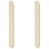 vidaXL Headboard Ear Cream 80 x 16 x 4 cm PVC