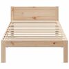 vidaXL Bed Frame without Mattress 90x200 cm Solid Wood Pine