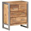 vidaXL Sideboard 60x35x70 cm Rough Mango Wood