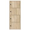 vidaXL Bookcase Sonoma Oak 40x24x102 cm Engineered Wood