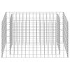 vidaXL Gabion Raised Bed Galvanised Steel 90x50x50 cm