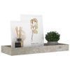 vidaXL Loggia Wall Shelves 2 pcs Concrete Grey 40x15x4 cm MDF