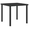 vidaXL Garden Dining Set 7 pcs Anthracite Powder-Coated Steel