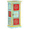 vidaXL Hand Painted Highboard 40x30x90 cm Solid Mango Wood