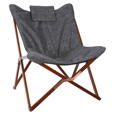 Lesli Living Butterfly Chair 73x85x95 cm Grey and Brown
