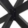 vidaXL Dining Table Leg Spider Shape Anthracite 85x85x(72-73) cm Steel