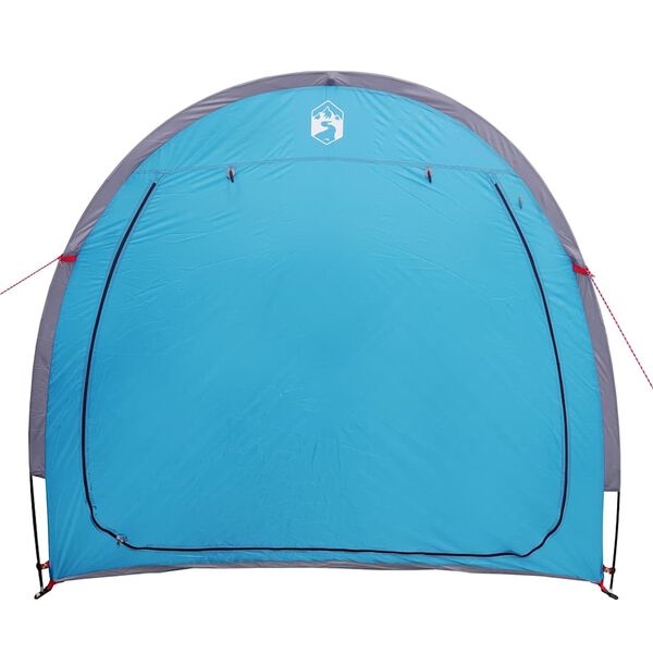 vidaXL Bike Storage Tent with Roof with Storage Blue 210 x 90 x 174 cm