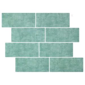 vidaXL Decorative Stickers 10 pcs Grey Green 29.4 x 21.4 cm