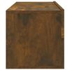 vidaXL Wall TV Cabinets 4 pcs Smoked Oak 100x30x30 cm
