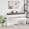 vidaXL Keyboard Stand White 130 x 32 x 64 cm Engineered Wood
