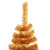 vidaXL Christmas Tree with 150 LEDs with Stand Gold 150 cm PET