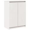 vidaXL Sideboard | White | Solid pinewood | 60x36x84 cm | Storage | Sideboard