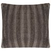 vidaXL Throw Pillow Striped 2 pcs Grey 50 x 50 cm Polyester