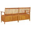 vidaXL Storage Bench 170 cm Solid Wood Acacia