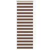 vidaXL Zebra Blind Brown 75x200 cm Fabric Width 70.9 cm Polyester