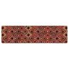 vidaXL Rug Runner MARSA Multicolour 100 x 300 cm Polyester and PVC