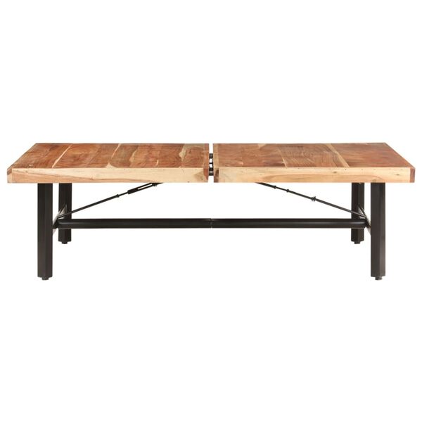 vidaXL Coffee Table 142x90x42 cm Solid Acacia Wood