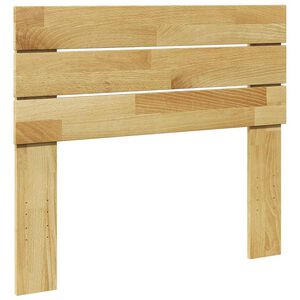 vidaXL Headboard 75 cm Solid Wood Oak
