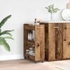 vidaXL Cabinet with Wheel Old wood 60 x 22 x 79 cm Engineered Wood