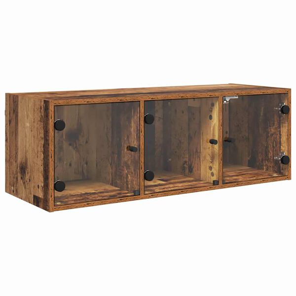 vidaXL Wall Cabinet Old Wood 102 x 37 x 35 cm Engineered Wood