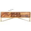 vidaXL TV Cabinet 140x30x45 cm Solid Acacia Wood