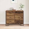 vidaXL Chest of Drawers Old Wood 91 x 35.5 x 74.5 cm Engineered wood