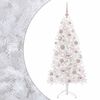 vidaXL Artificial Hinged Christmas Tree 150 cm 150 LEDs Warm White