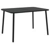 vidaXL Garden Table Anthracite 110x80x71 cm Steel