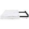 vidaXL Wall Shelf 4 pcs White Marble 50 x 23.5 x 4 cm Engineered Wood