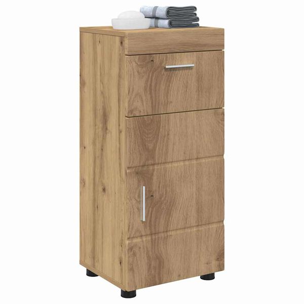 vidaXL Bathroom Cabinet Set TULUM Artisan Oak 37 x 31.5 x 82 cm